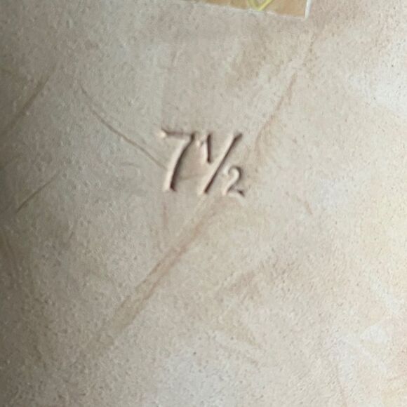 Madewell Inez Suede Studded Ankle Strap Block Heel Shoes 7.5 Maroon Burgundy - Picture 8 of 9